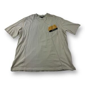 Le Jean De Marithé + François Girbaud Embroidered Cotton T-Shirt 3XL Brown Multi